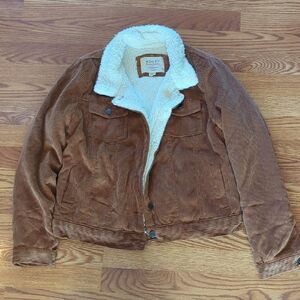 Ashley by 26 International Brown Jacket with White Lining
